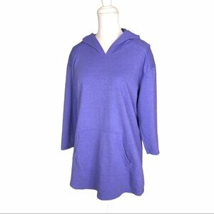 Columbia purple hood pullover kangaroo sweatshirt large